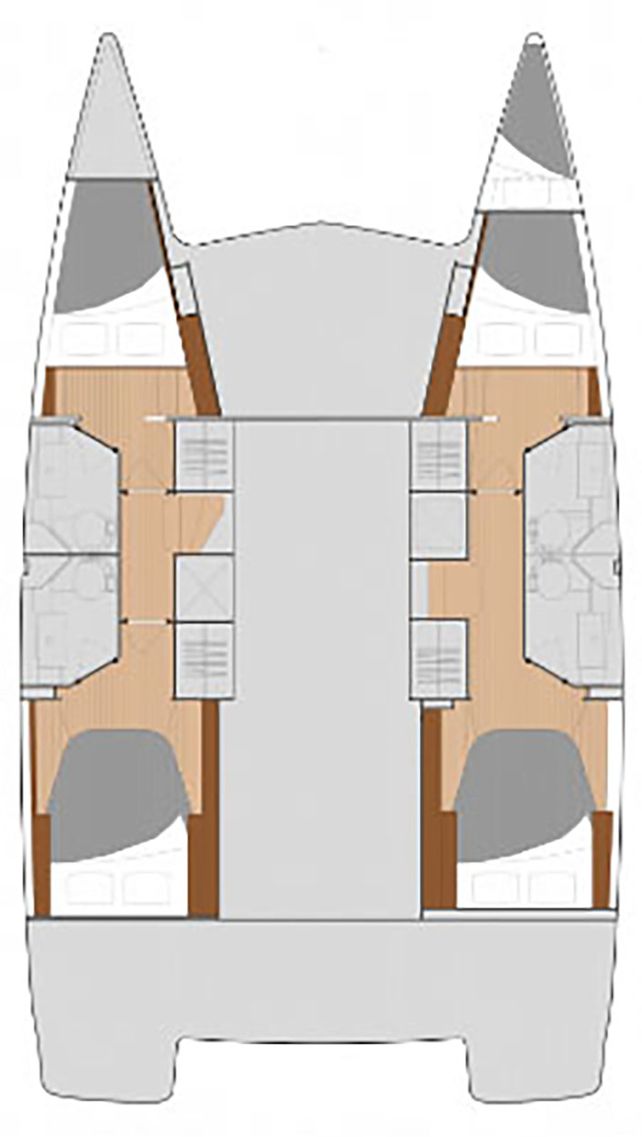 Isla 40 (4+1cab/4wc) Sketch
