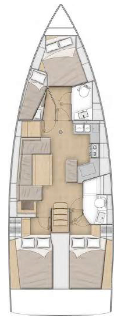 Oceanis 40.1 Sketch