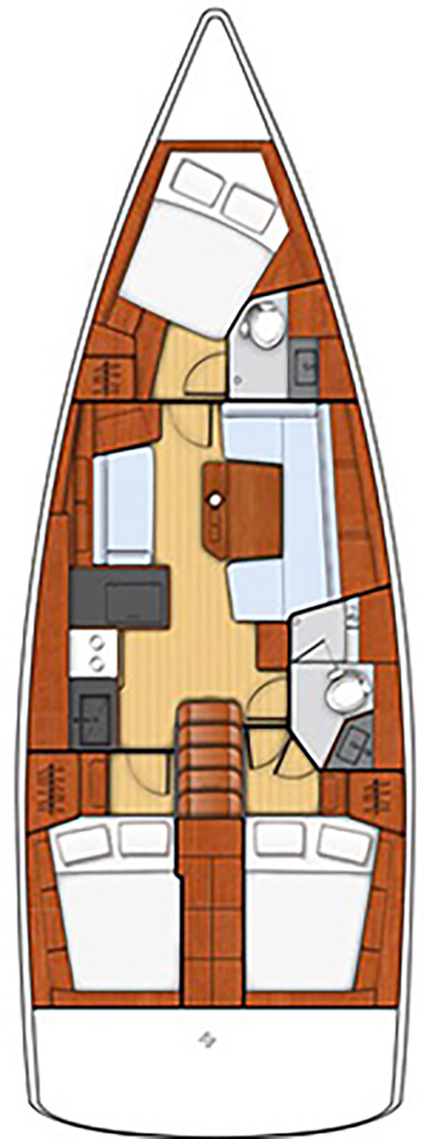 Oceanis 41.1 Sketch