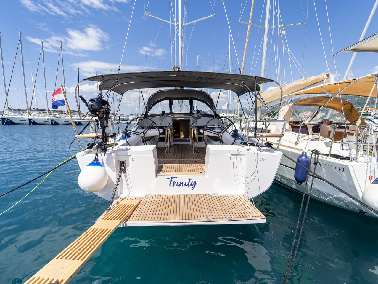 Elan Impression 45 „Trinity“ als Charteryacht