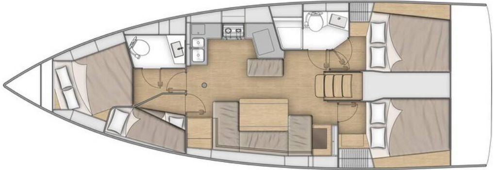 Oceanis 40.1 Sketch