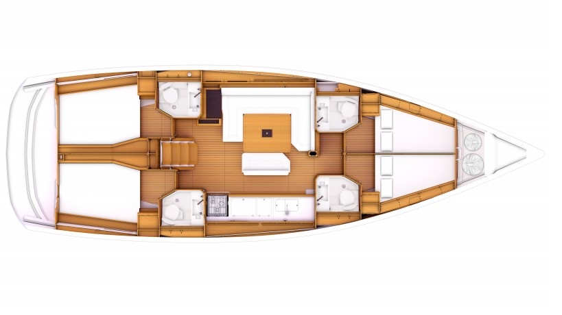 Sun Odyssey 479 (4cab/4wc) Sketch