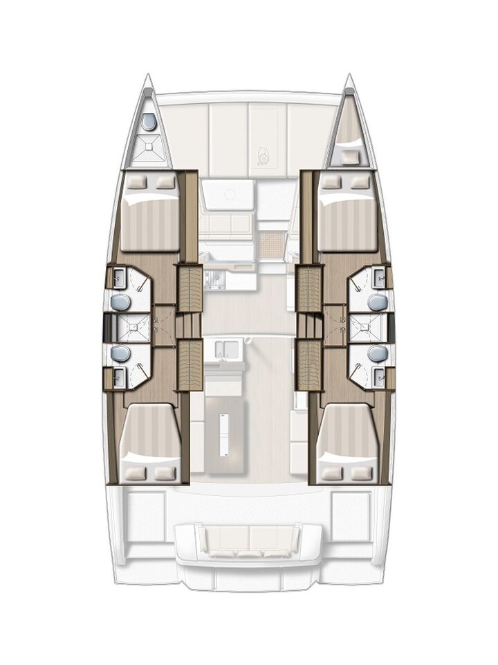 Bali 4.2 „North Cat 42“ als Charteryacht
