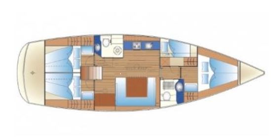 Bavaria 47 Cruiser Sketch