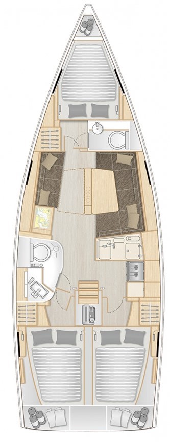 Hanse 388 Sketch