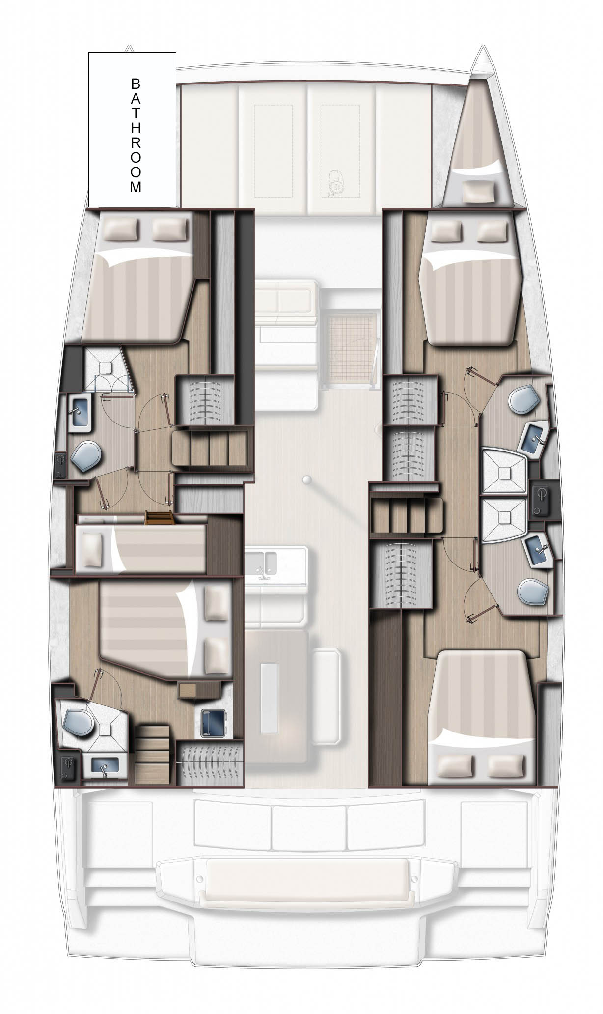 Bali 4.6 - 5 + 1 cab. Sketch