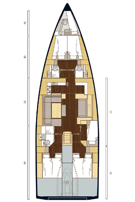 Bavaria C57 Holiday Sketch
