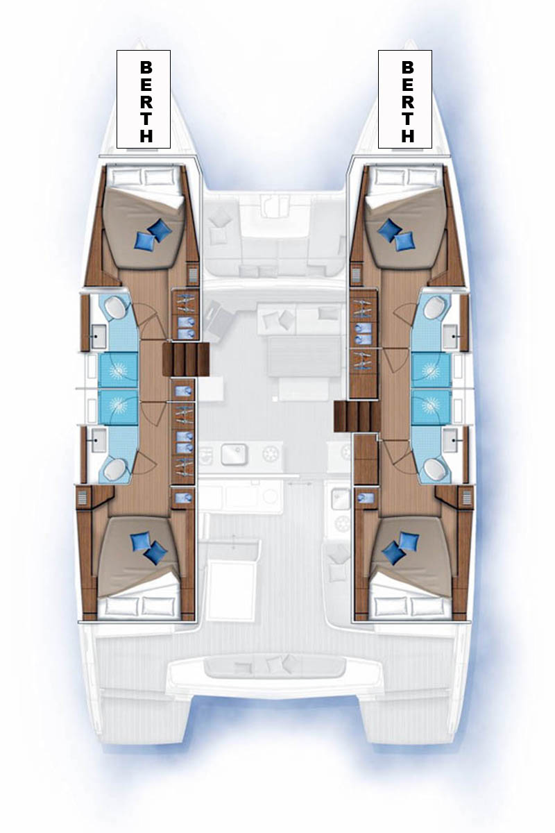 Lagoon 46 (4cab/4wc) Sketch