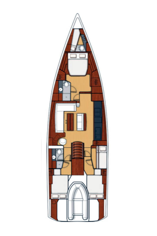 Oceanis 62 (4+1cab/2+1wc) Sketch