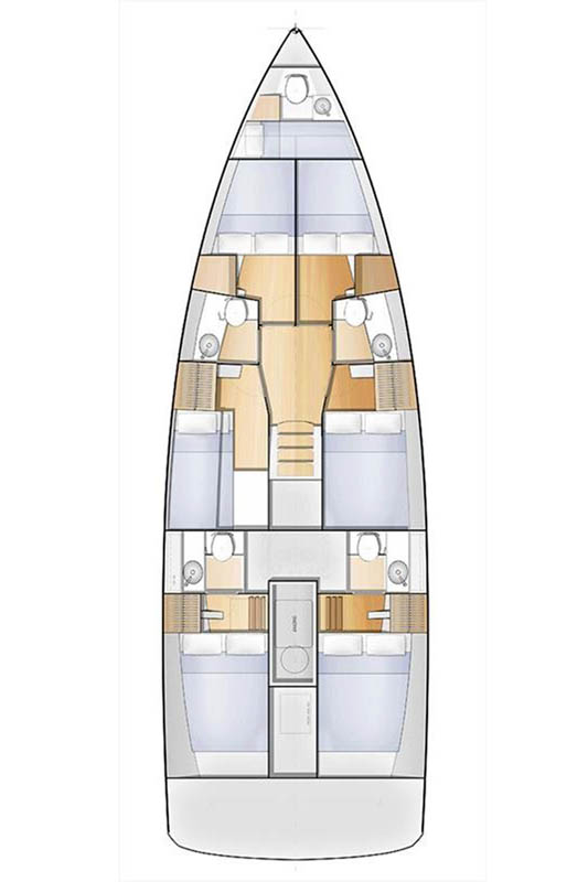Sun Loft 47 (6+1cab) Sketch