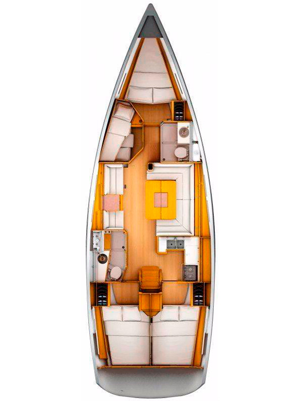 Sun Odyssey 439 (4 cab) Sketch