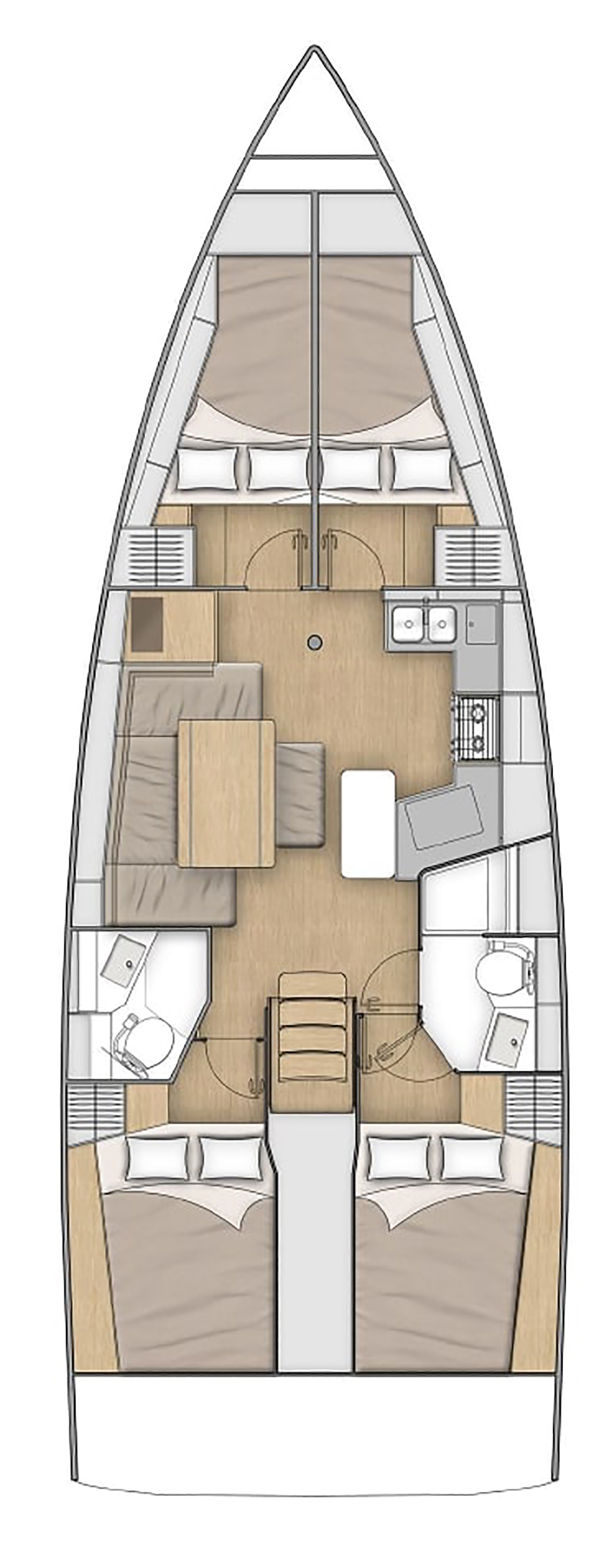 Oceanis 40.1 Sketch