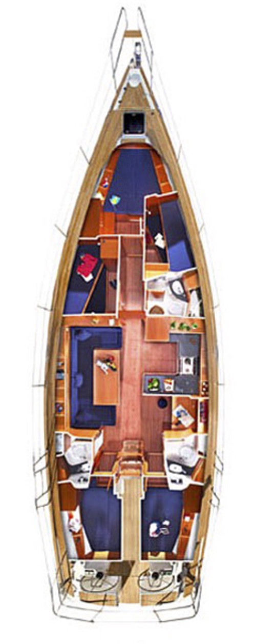Bavaria 51 Cruiser Sketch