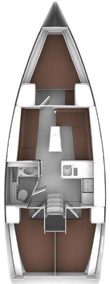 Bavaria Cruiser 37 (3 cab) Sketch