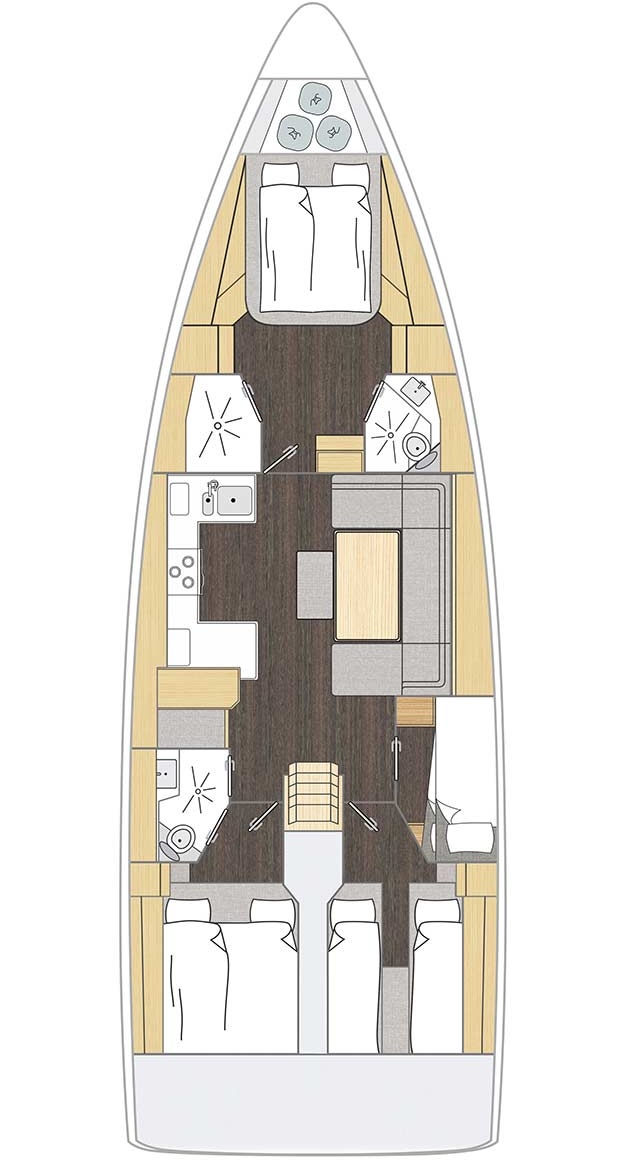 Bavaria C46 Sketch