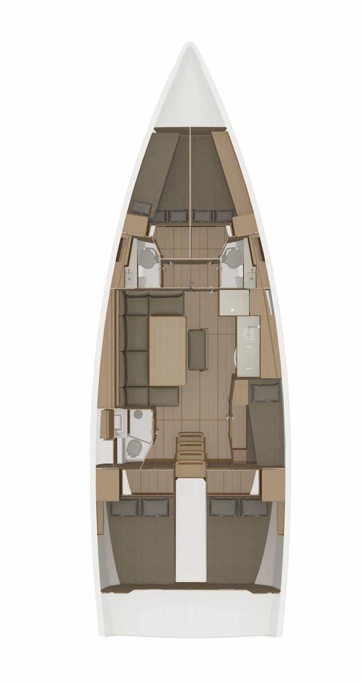 Dufour 460 Grand Large (5cab) Sketch