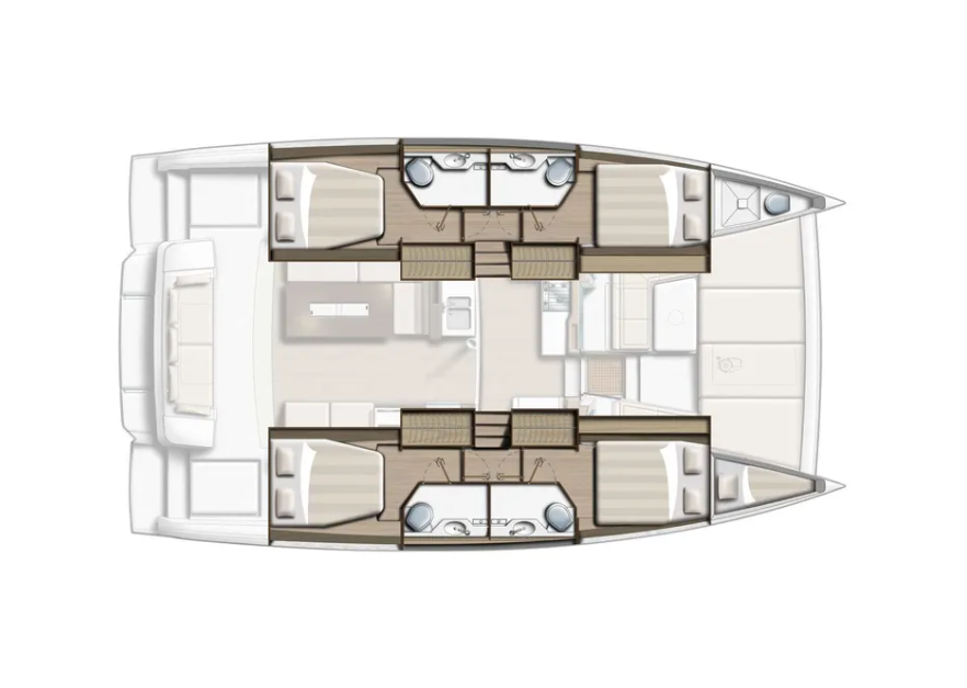 Bali 4.2 Open Space (5cab/5wc) Sketch