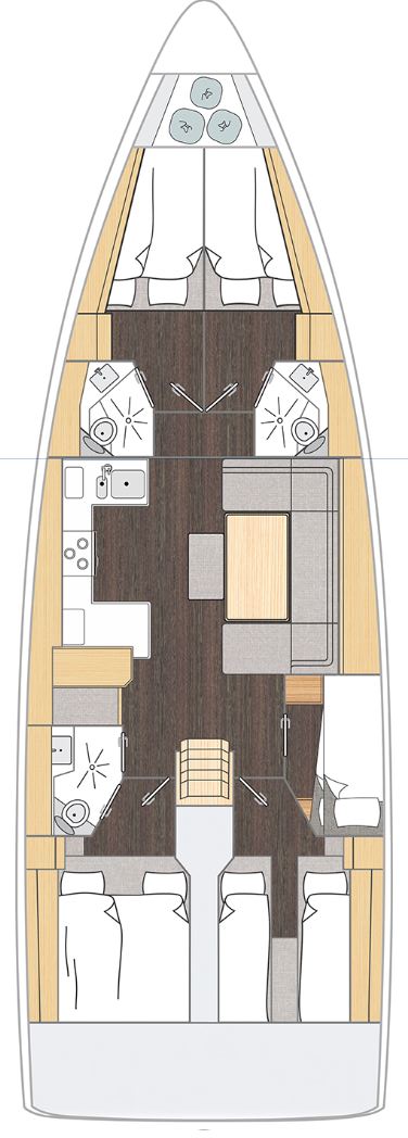 Bavaria C46 Sketch