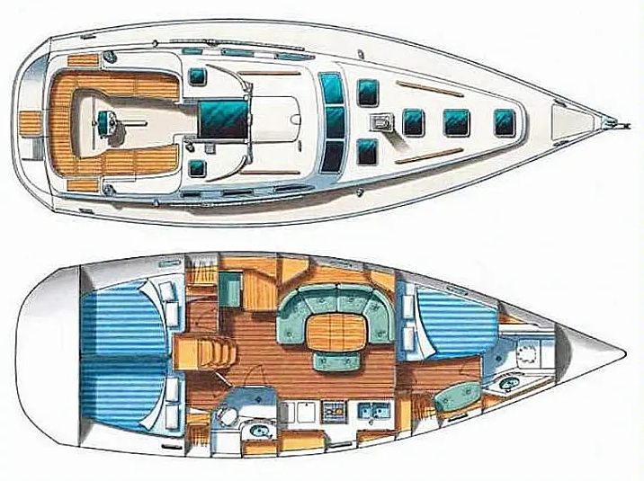 Oceanis Clipper 393 Sketch
