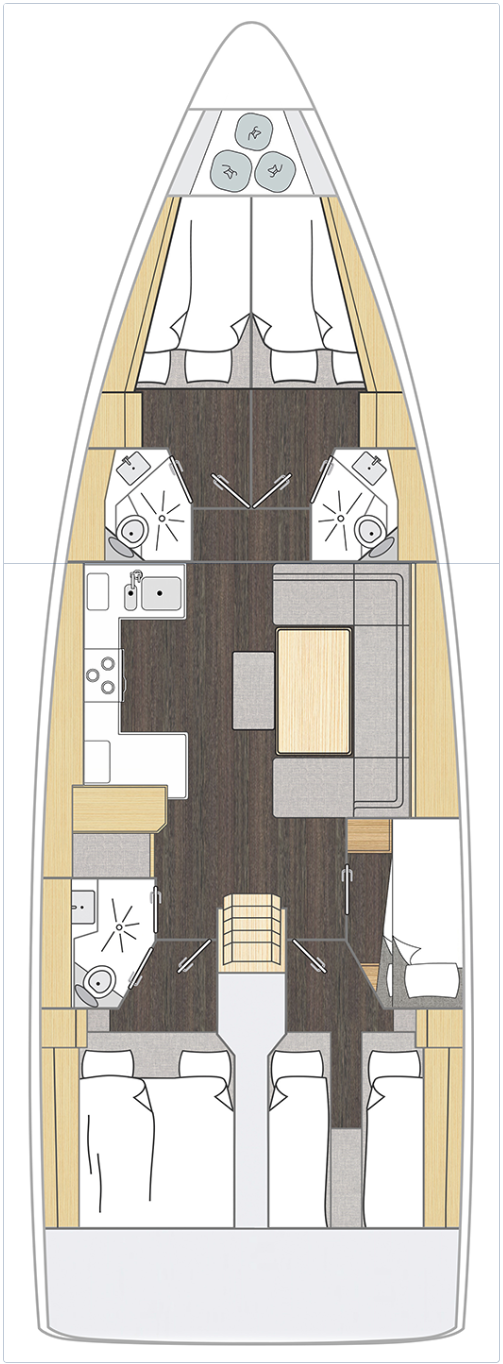 Bavaria C46 Sketch