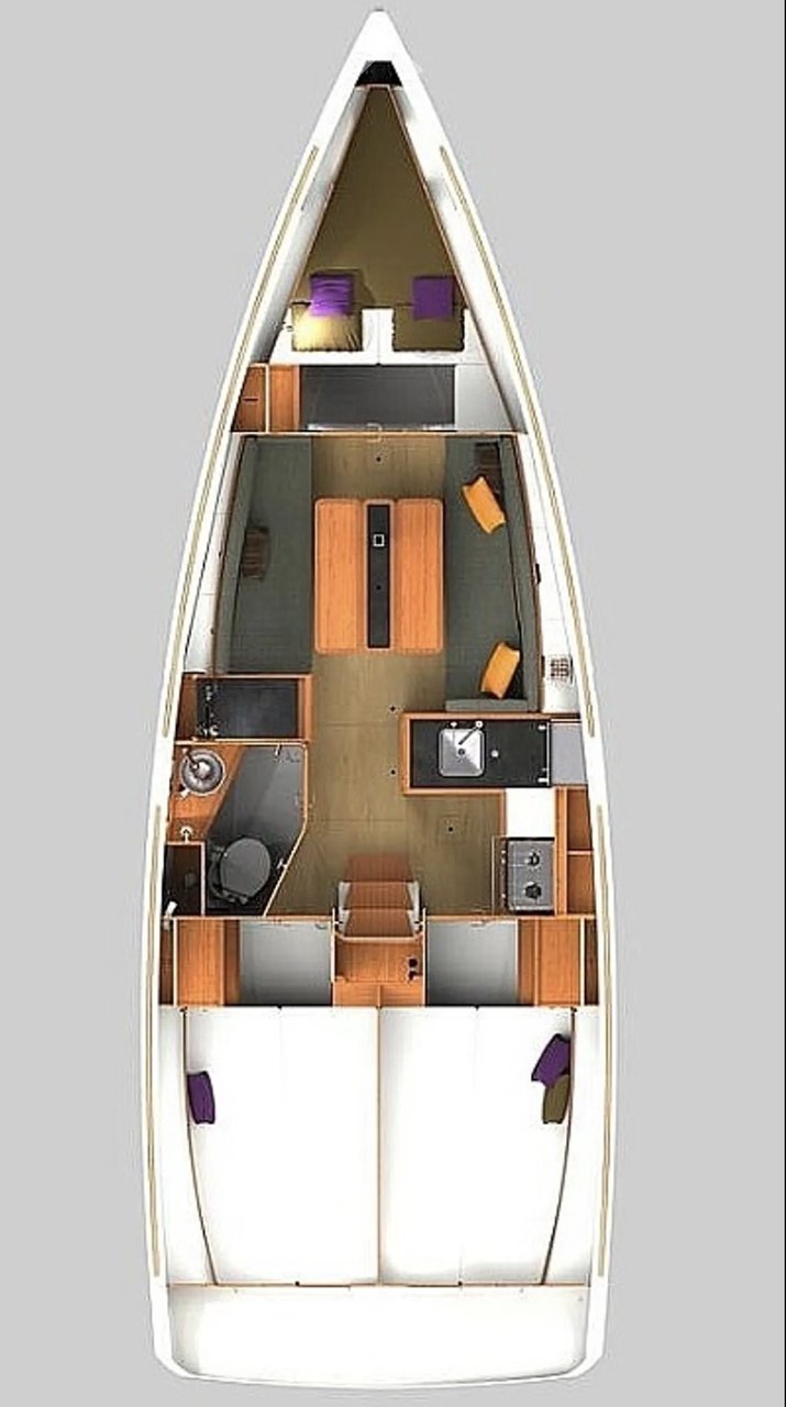 Sun Odyssey 349 (3cab) Sketch