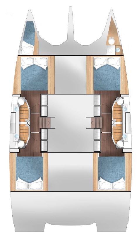 Cervetti 44 - 4 + 1 cab. Sketch