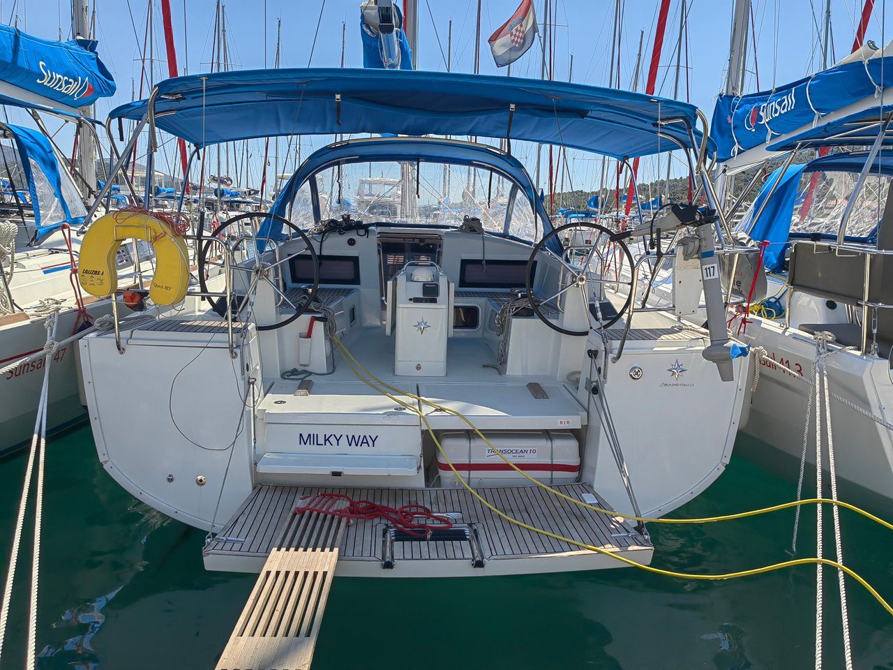 Sun Odyssey 440 (4 cab) „Milky Way“ als Charteryacht