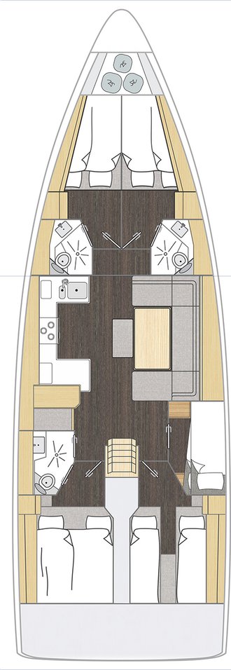 Bavaria C46 Sketch