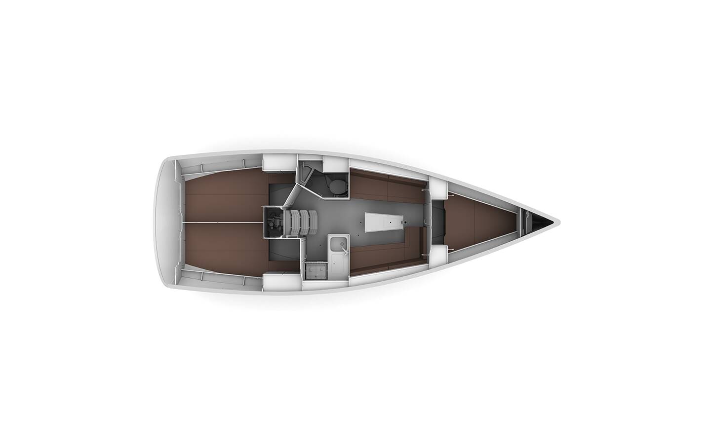 Bavaria Cruiser 34 (3cab/1wc) Sketch
