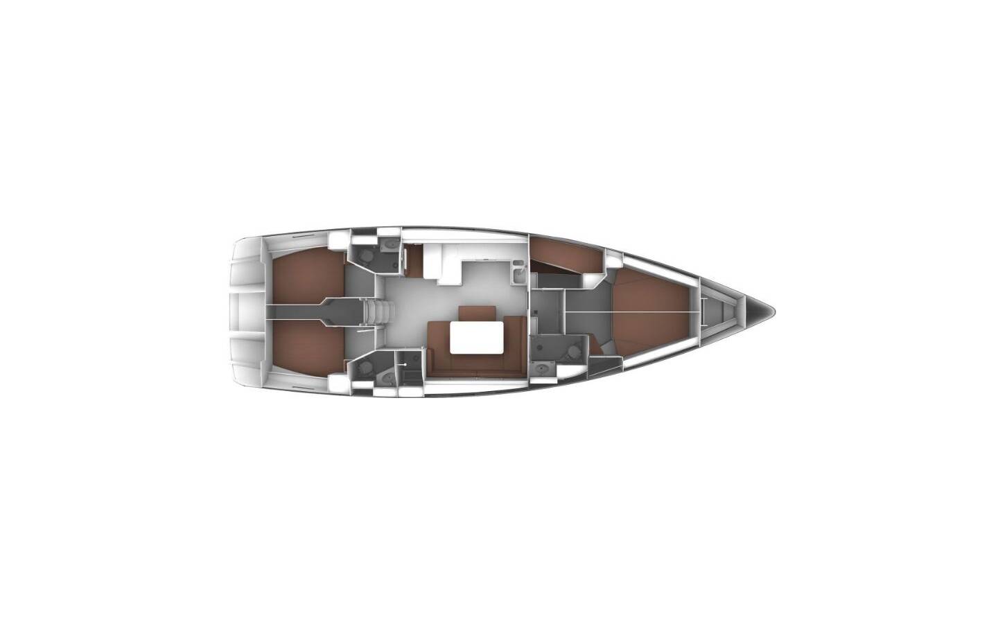 Bavaria Cruiser 51 (5 cab) Sketch