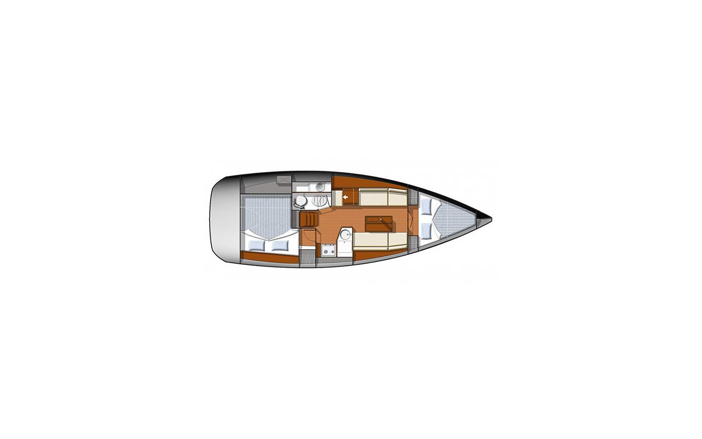 Sun Odyssey 33i Sketch