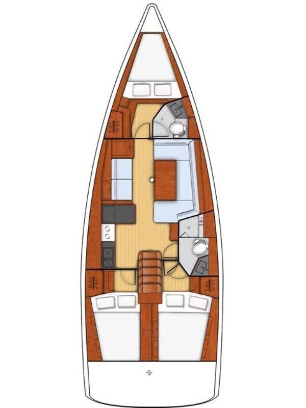 Oceanis 41.1 Sketch