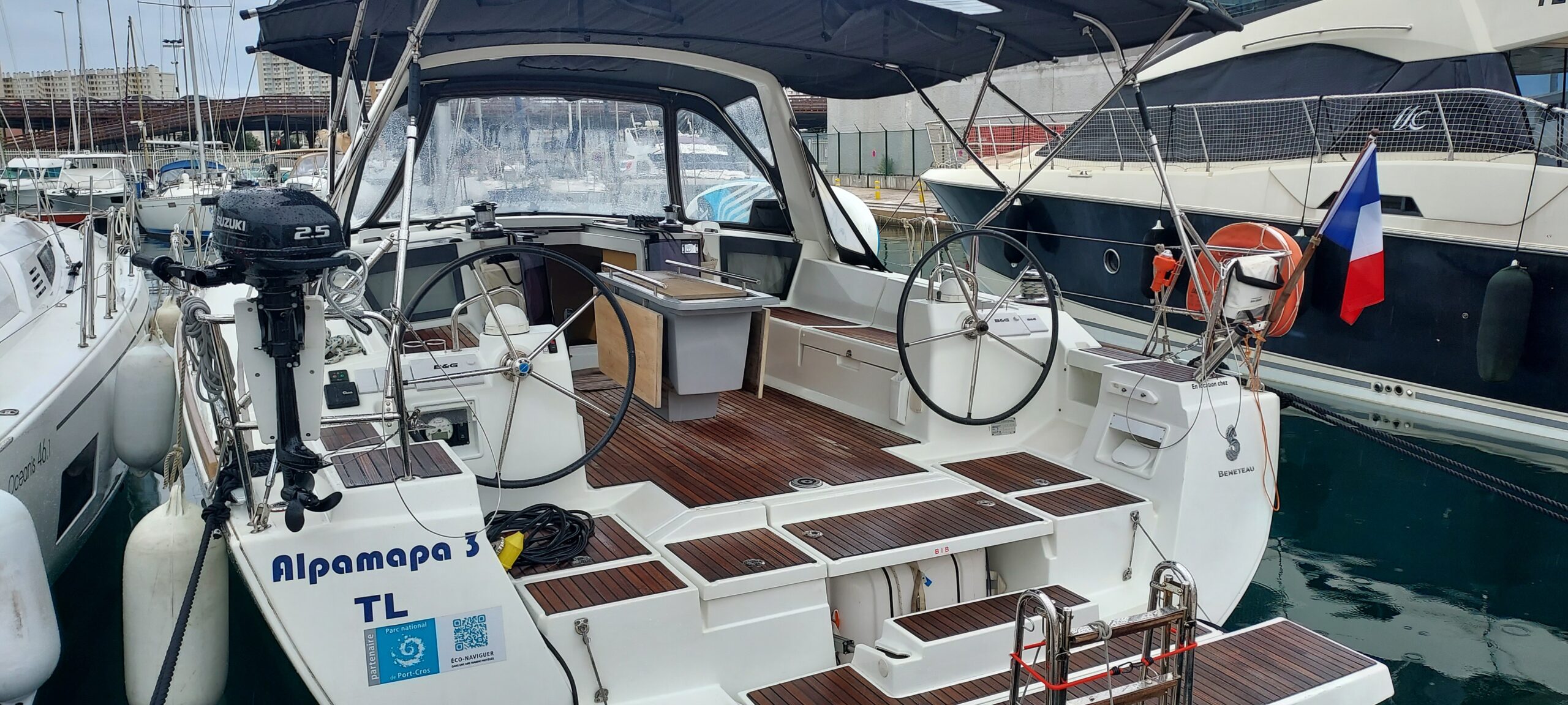 Oceanis 45 (3 cab) „Alpamapa“ als Charteryacht