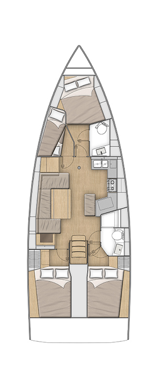 Oceanis 40.1 Sketch