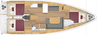 Bavaria C38 Sketch