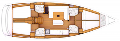 Sun Odyssey 479 (4cab/4wc) Sketch