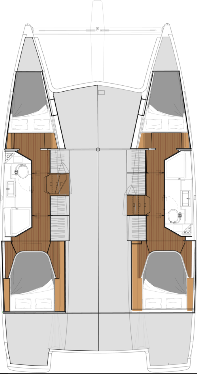 Isla 40 (4+1cab/4wc) Sketch