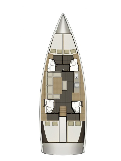 Dufour 460 Grand Large Sketch