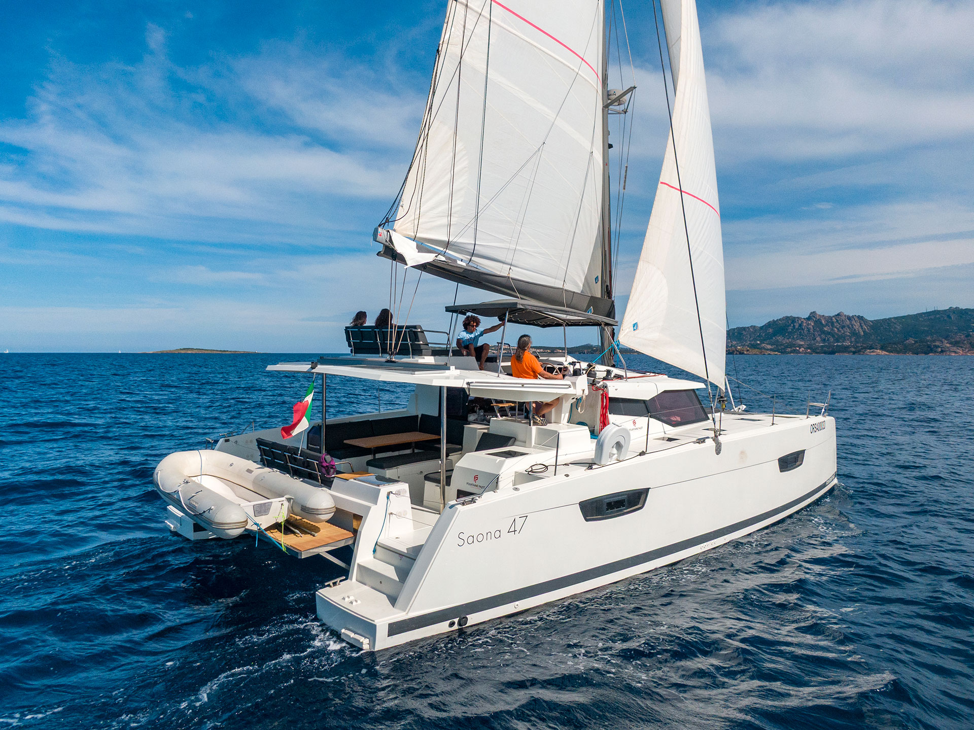 Saona 47 (5cab/5 wc) „Orsa 3“ als Charteryacht
