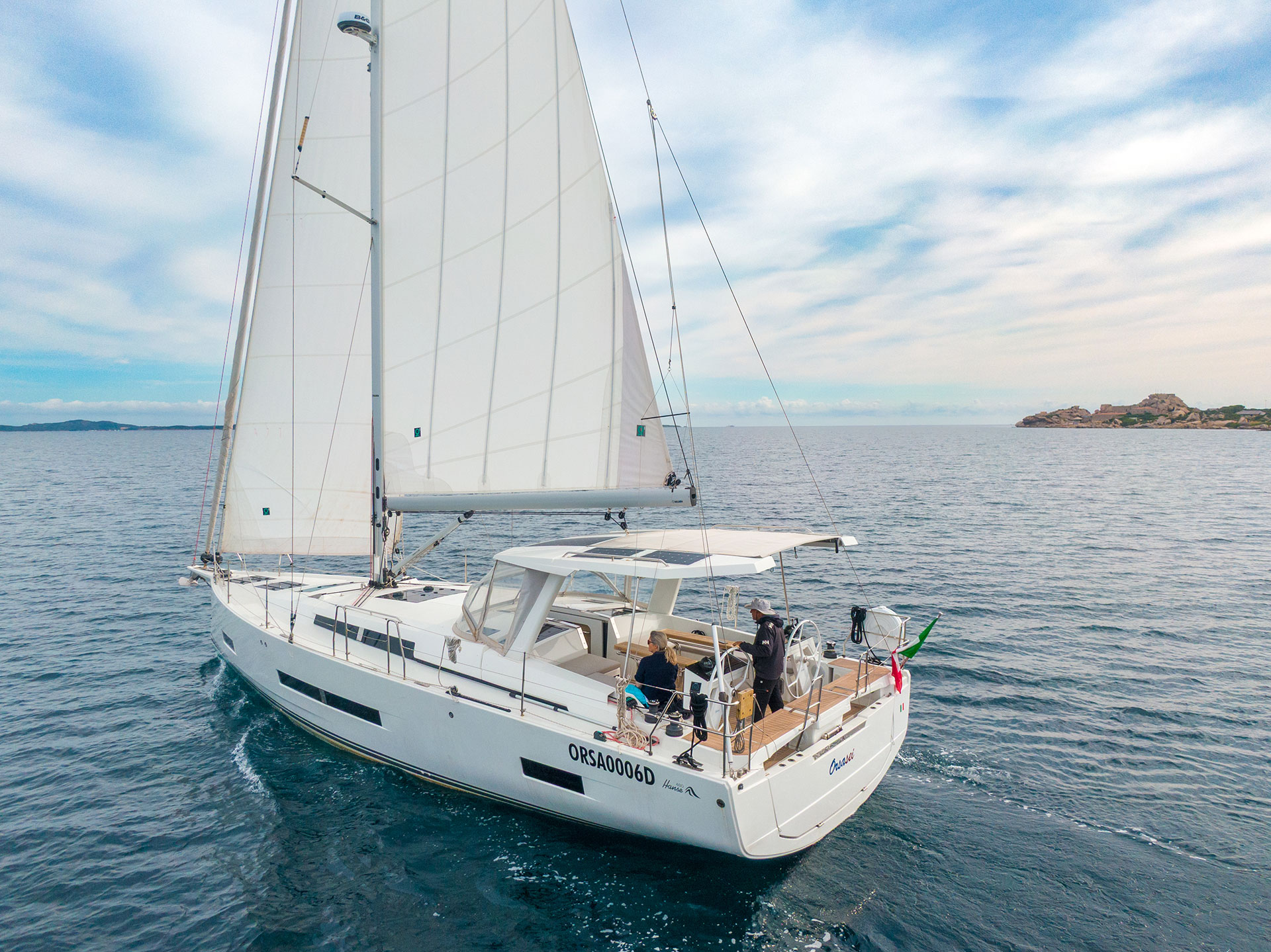 Hanse 460 „Orsasei“ als Charteryacht
