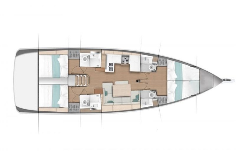 Sun Odyssey 490 Alboran Vino Blanco (Radazul)