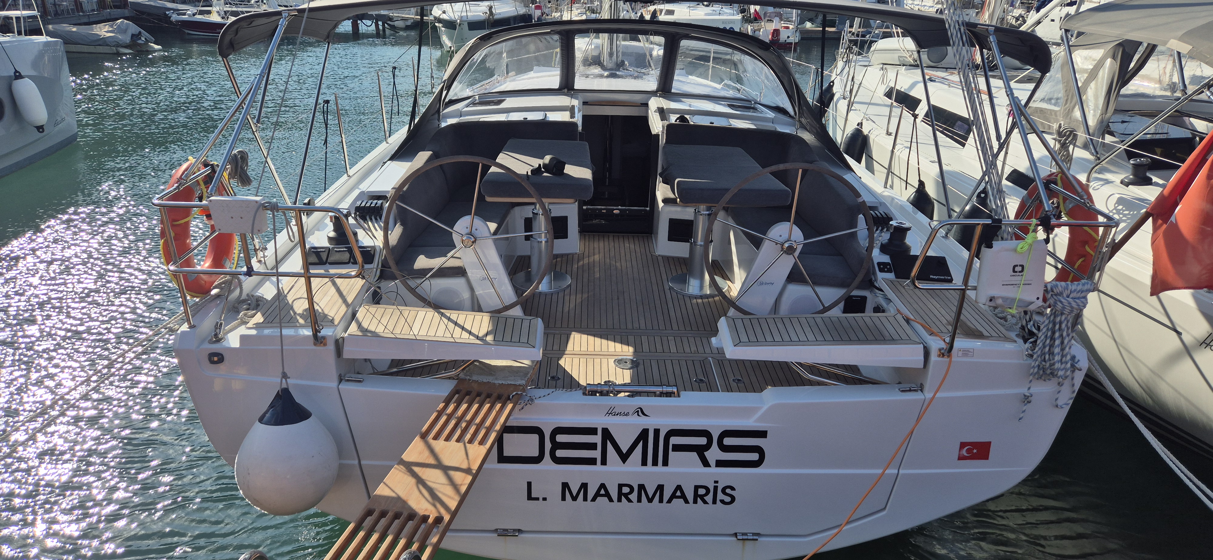 Hanse 410 „Demirs“ als Charteryacht