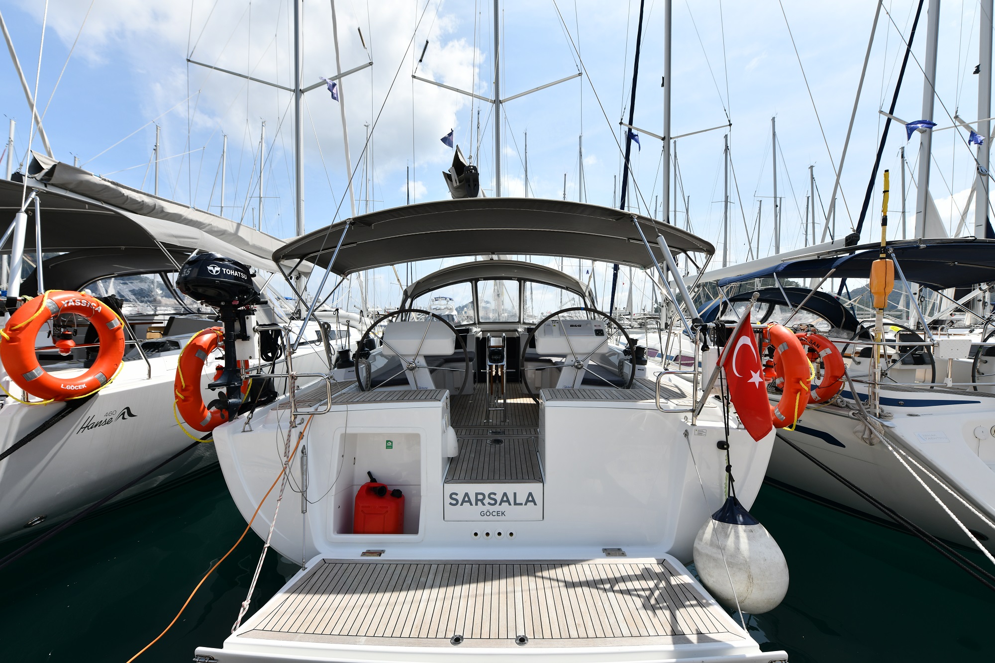 Hanse 458 (4cab/2wc) „Sarsala“ als Charteryacht