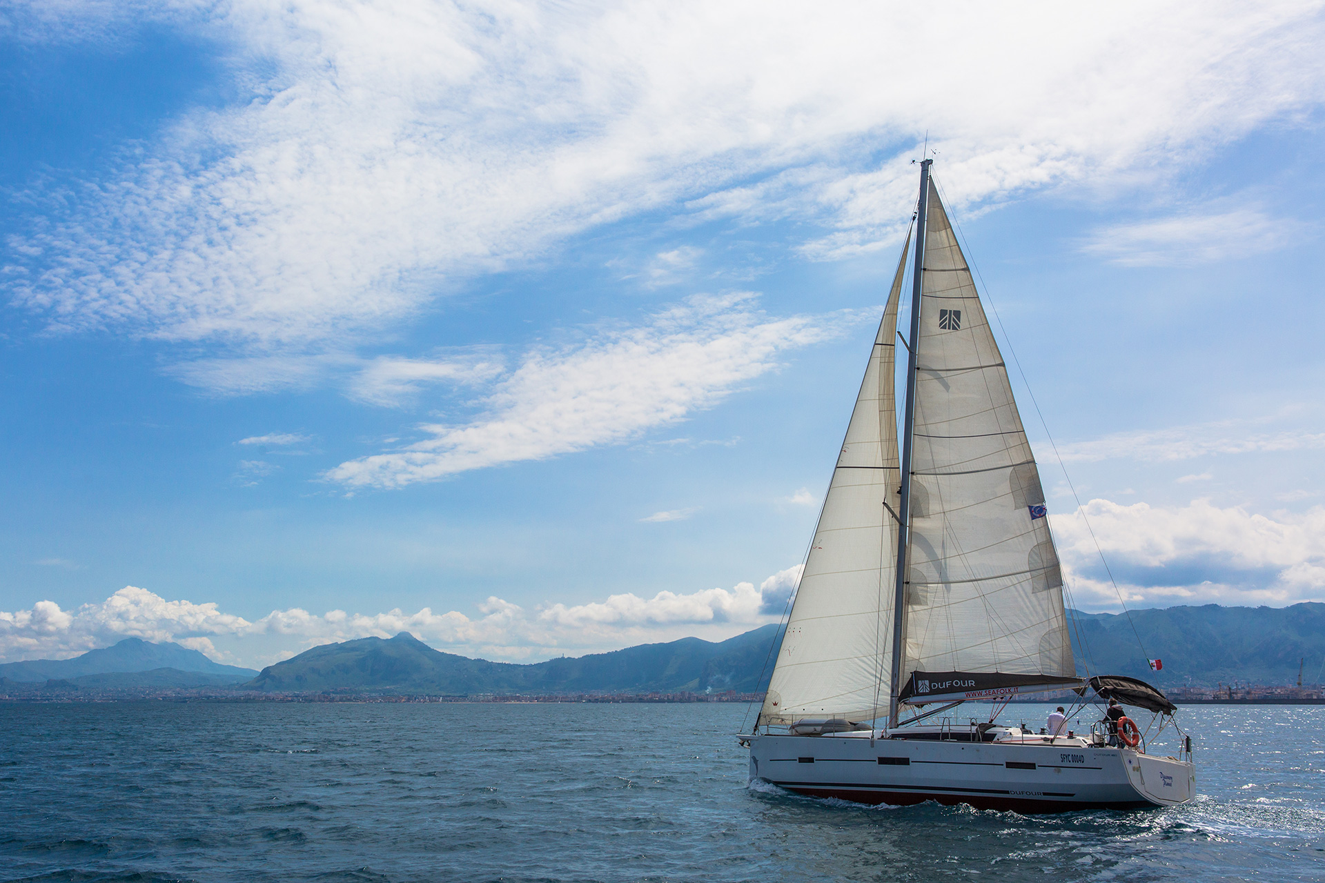 Dufour 460 Grand Large Discovery Planet