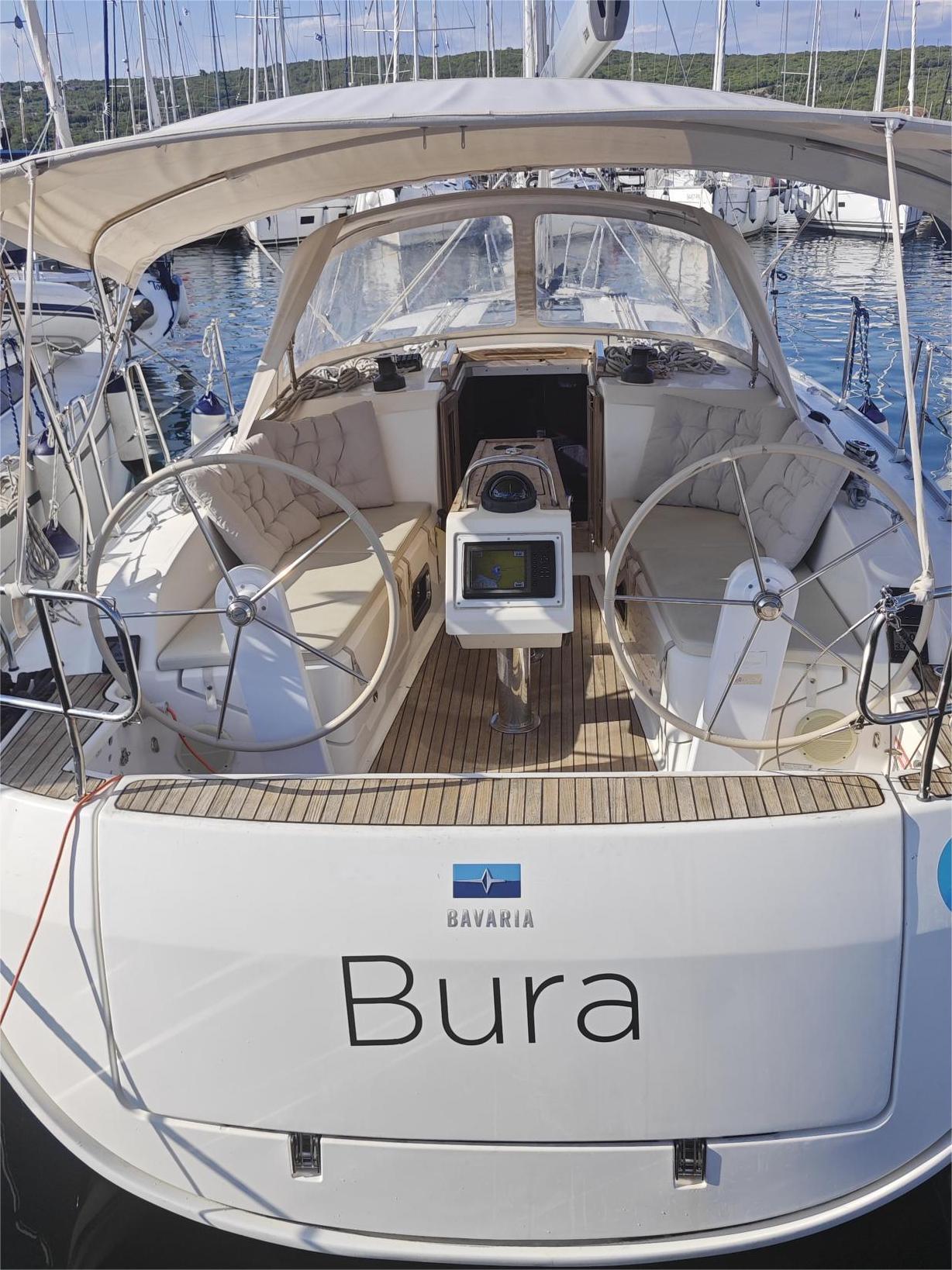 Bavaria Cruiser 37 „Bura“ als Charteryacht