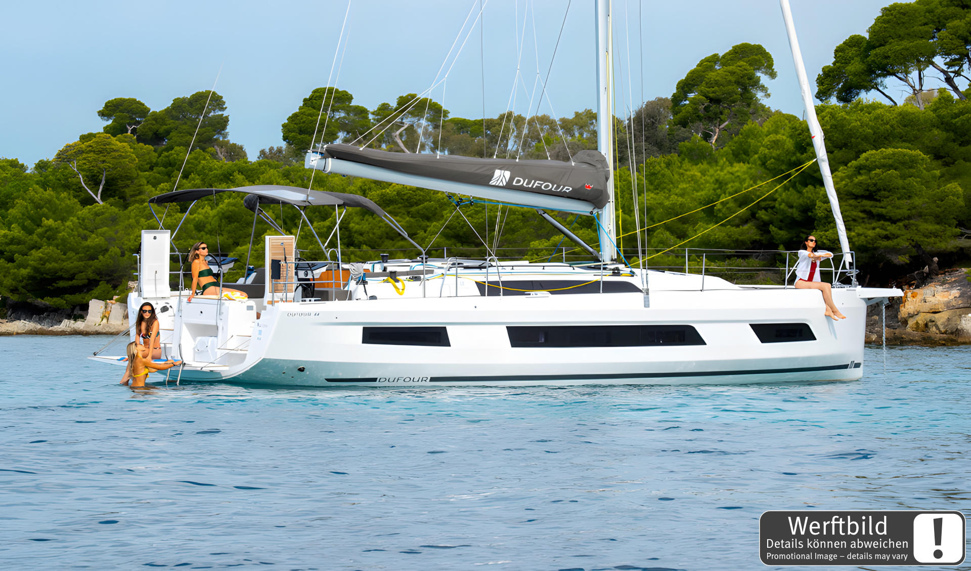 Dufour 44 „Gimme! Gimme!“ als Charteryacht