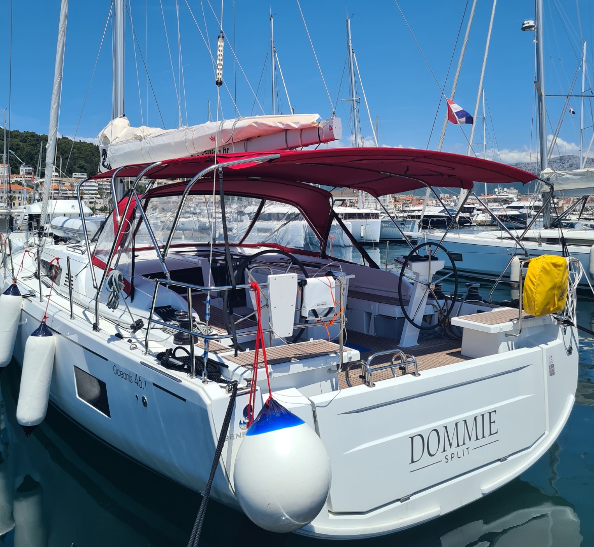 Oceanis 46.1 (5cab/3wc) „Dommie“ als Charteryacht