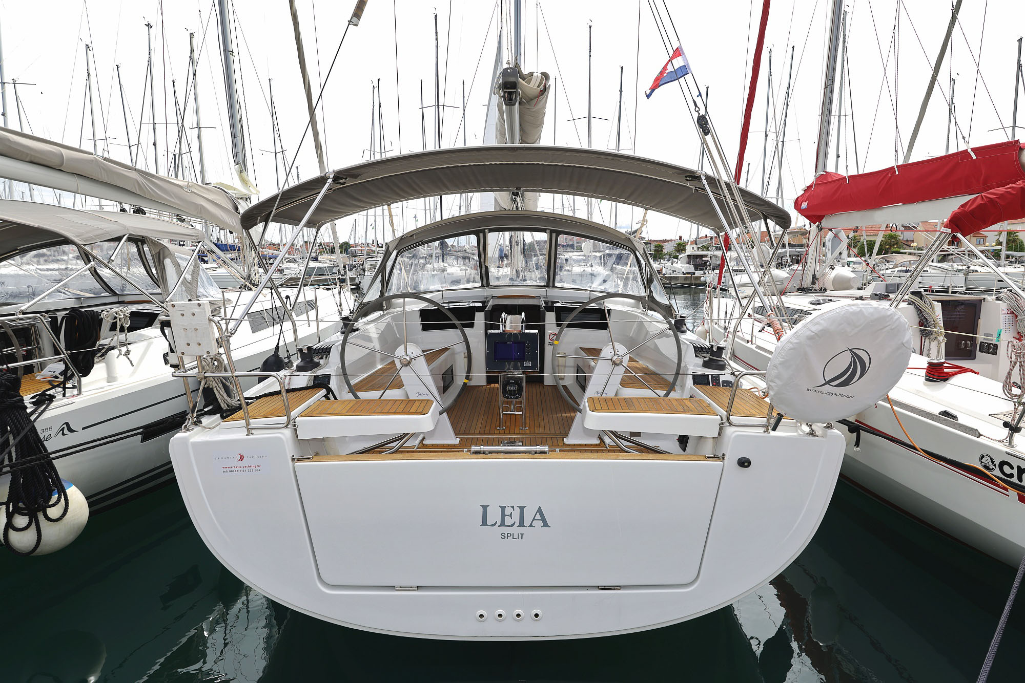 Hanse 418 „Leia“ als Charteryacht