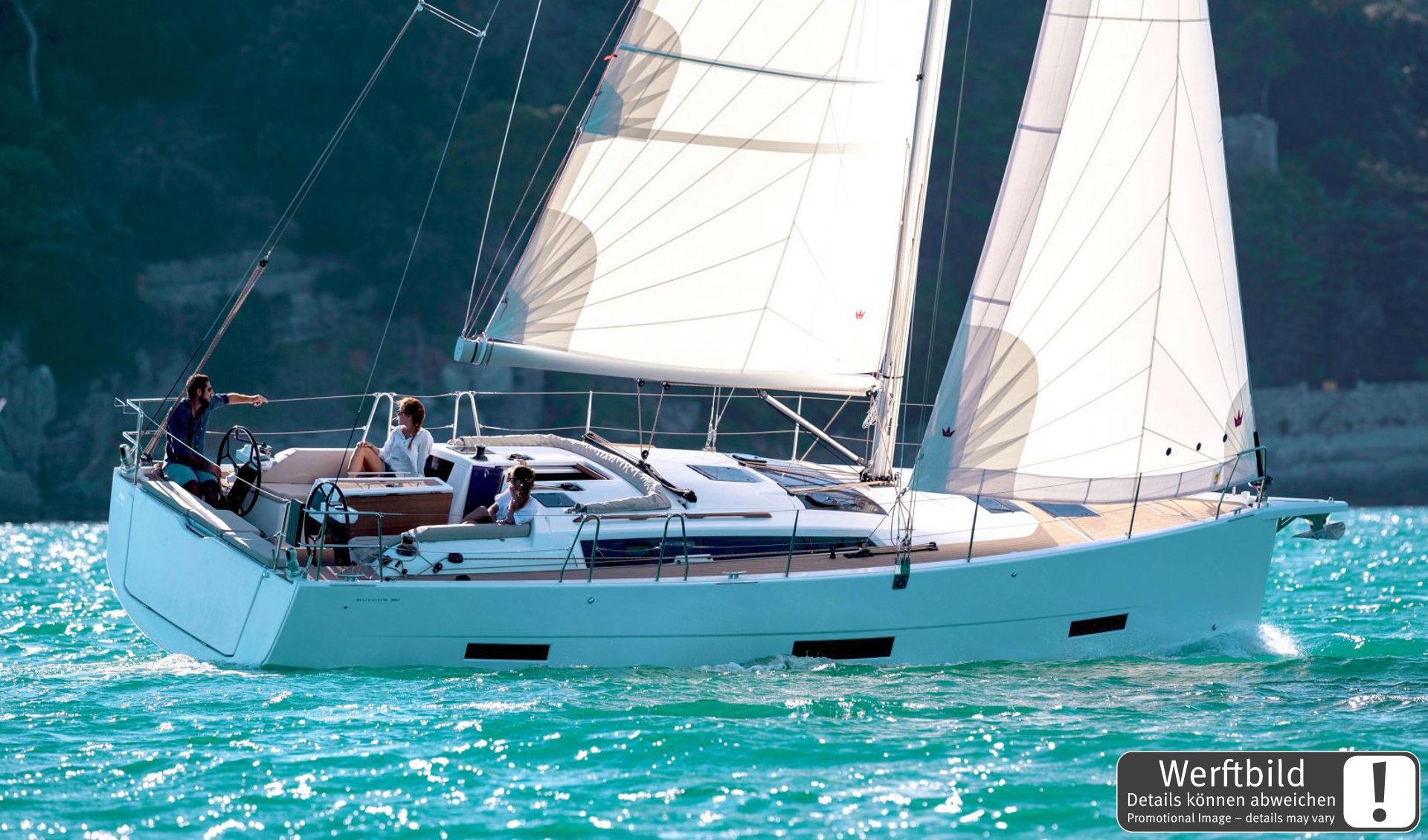 Dufour 390 Grand Large (3cab/2WC) „Elena“ als Charteryacht