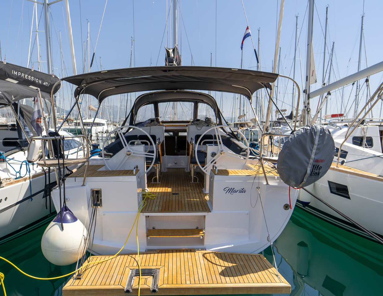 Elan Impression 45.1 (4cab) „Marita“ als Charteryacht
